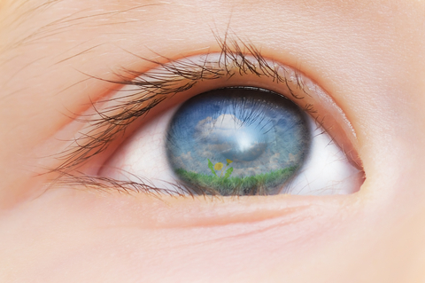 Child's eye